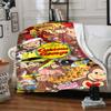1pc Curious George (5) Blanket, Gift, for Men and Women, Soft Blanket, Good for Sofa Bed Couch Travel, Lightweight Flannel Blanket