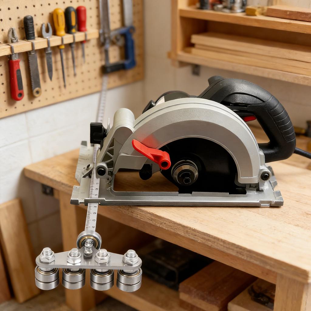 Stainless Steel Precision Cutting Guide 20inch Adjustable Cutting Guide Rail 500mm Circular Saw Rip Fence Kit for Straight Edge