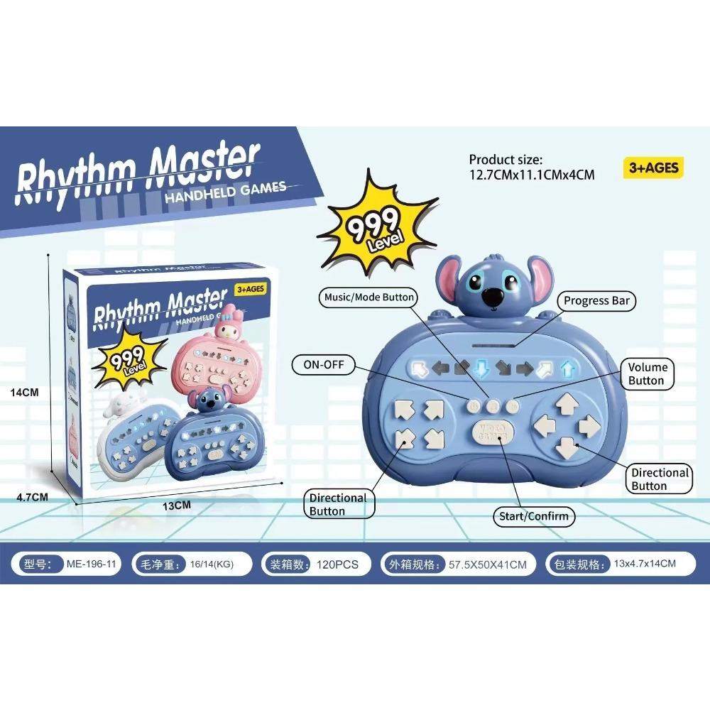 

Music Rhythm Fast Push Activity Children Playthings Electronic Finger Dance Handheld Activity Machine Hand-eye Sensory Training Fidget Playthings