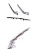 2128852774, 2128852674, and 2128852874 Fit the Chrome Trim Strip On the Front Bumper of a Mercedes-Benz W212.