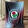 Blackburn Rovers Football Print Flannel Blanket, Soft Warm Lightweight Throw Blanket for Sofa Bed Camping