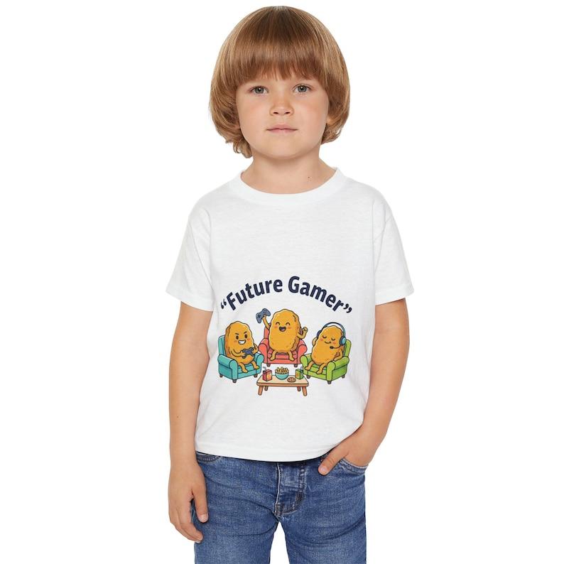 Future Gamer kids tee | Toddler T-shirt, gaming potato characters 100