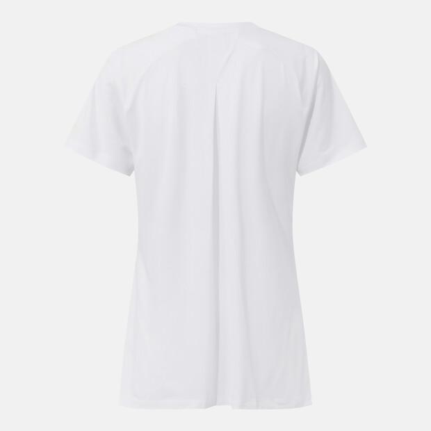 DESCENTE Women'S Hip Cover Short Sleeve T-Shirt White Sr122Pts21