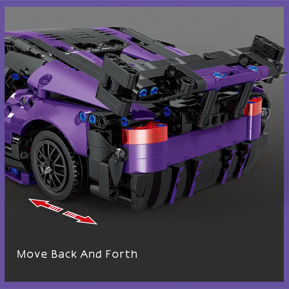 Ungiftiges Aston Martin Sportwagen Baustein Modell Moc Auto Konstruktionsset Geeignet Für Erwachsene Und Kinder Montage Spielzeug 1266 Teile