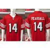 Camiseta de Manga Corta para Hombre de la NFL San Francisco 49ers Bordada Ropa del Equipo Ropa para Aficionados Equipación Deportiva
