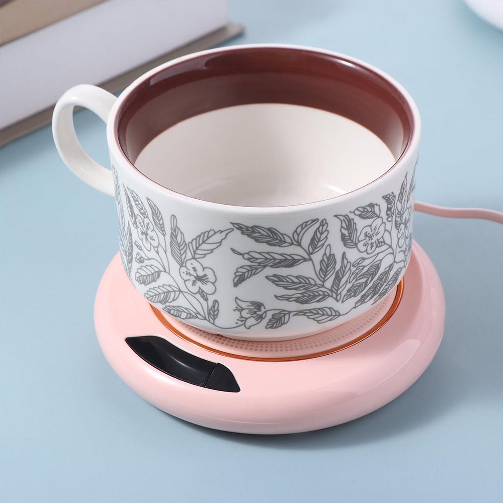 Smart Electric Cups Heater 3 Temperature Water Heating Pad Portable Coffee Mug Warmer  Tea Water