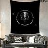 Patriotic American Flag Skull Tapestry Wallmounted Background Cloth Wall Covering Decoration Homestay Soft Decoration Tapestry