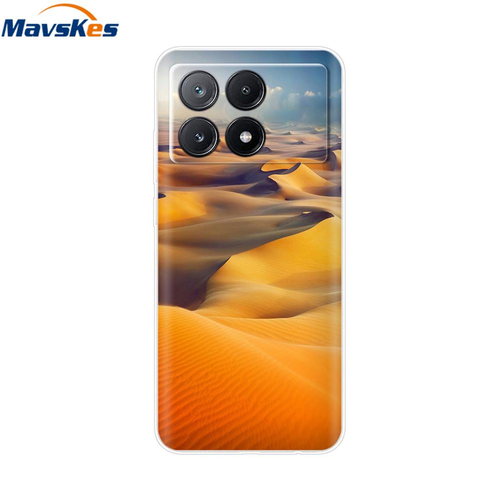 Poco X6 Pro Case Soft Clear Silicone Phone Case For Xiaomi Pocox6 Poco X6  X 6 Pro X6Pro 5G Shockproof Shell Mask Bag Back Cover