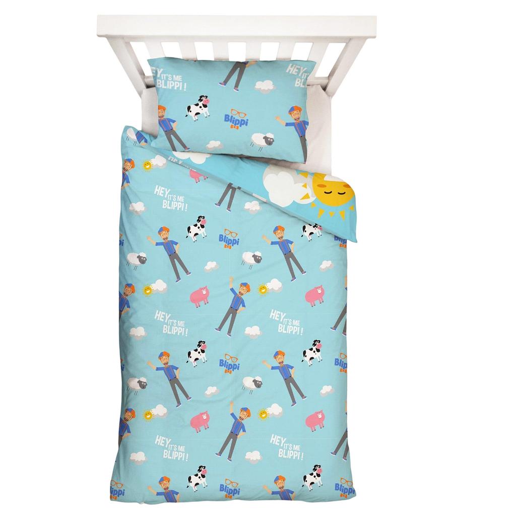 Blippi Digger Adventure And Farm Fun Reversible Duvet Set