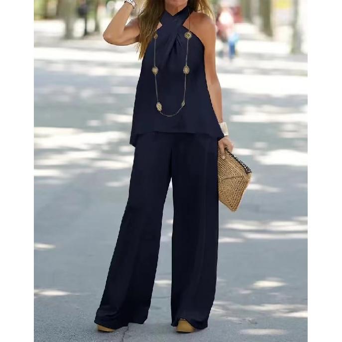 Women'S Spring And Summer New Comfortable Casual Sports Daily Commuting Fashionable Solid Color Clothing Set