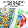 Educational Mushroom Nail Puzzle For Kids With Diy Building Fun And Brain Development