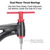 Bicycle Headset Press Tool Bottom Bracket Press Fit Tool CNC Aluminum Alloy with Thrust Bearings for Smooth Installation Headset