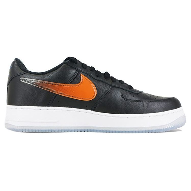 Kith x Nike Air Force 1 Low NYC Away Sneakers Unisexe Noir Team-Orange Rush-Blue CZ7928-001
