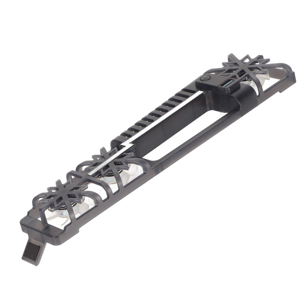 Console Cooling Fan High Speed RGB Light Game Console Cooler with USB 3.0 Port for PS5 Slim Disc Digital Editions Black