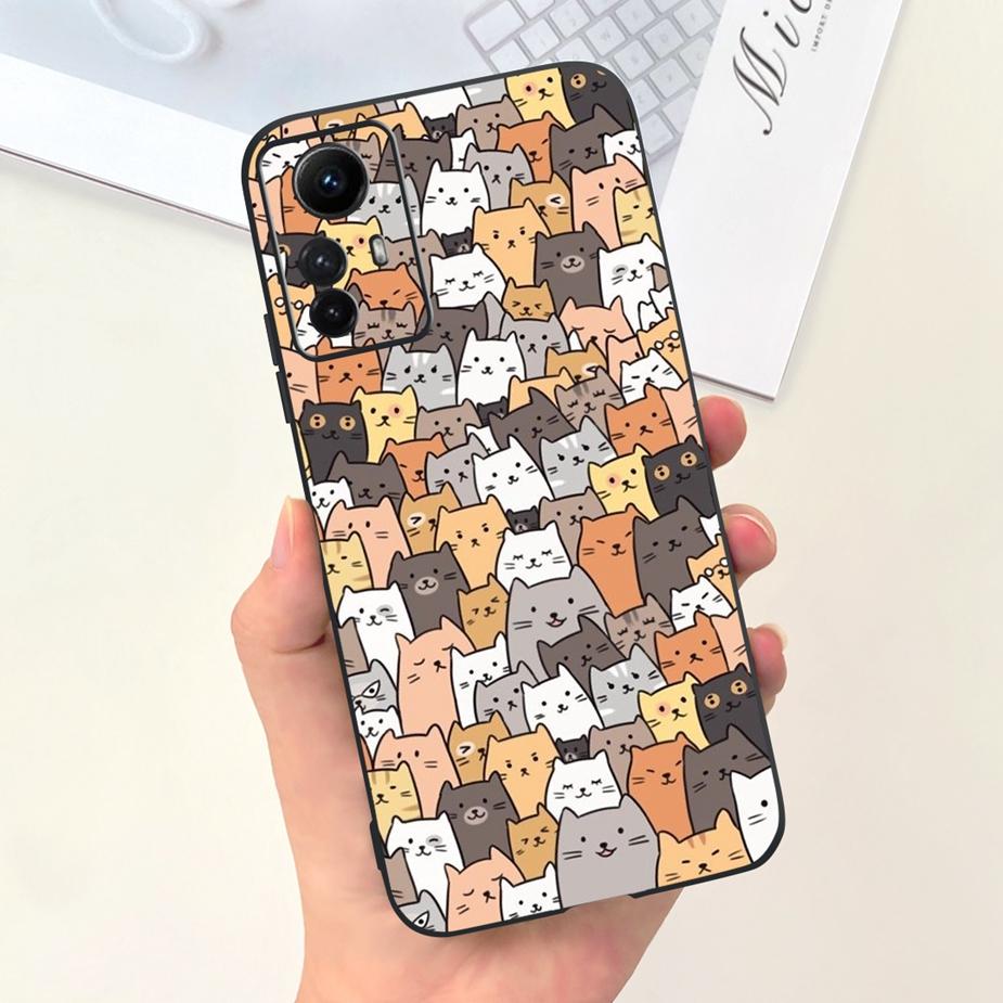 For Xiaomi Redmi Note 12S Case Cute Fashion Cartoon Cover Soft Silicone Phone Case For Xiaomi Redmi Note 12S Note12S Fundas Capa
