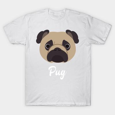 T Shirt Women Pug Harajuku Print Kawaii Tshirt Summer Short Sleeve Female T-Shirt Top Tee