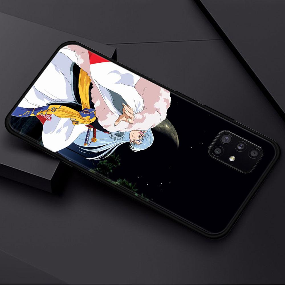 Telefon mobil mat Anime drăguț Inuyasha Coque pentru Samsung A32 4g A71 A41 A52 A72 A51 A21s A12 A02s A31 A03s A22 A23 A33 A52s 5g