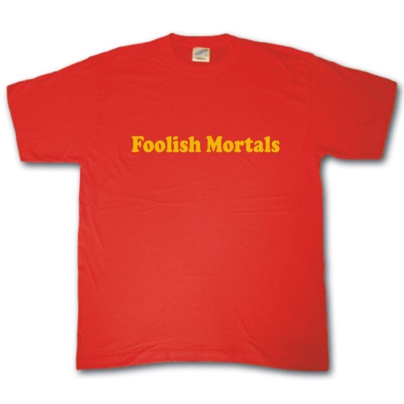 Foolish Mortals Funny Rude Super Hero Villian TShirt S