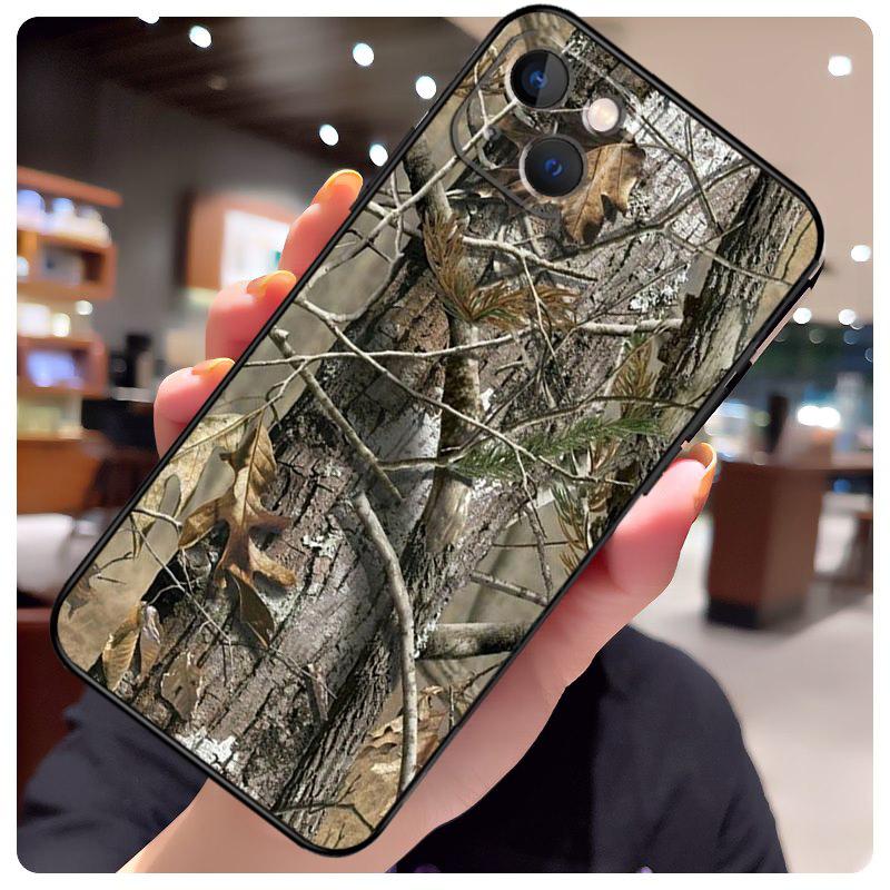 Hunting Camo Case For iPhone 16 Pro Max 14 13 12 11 15 17 Pro Max mini 15 16 Plus 16e 17 Air Phone Cover