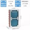 7mm copper tube small radiator condenser water cooling circulation cooling cooling fan