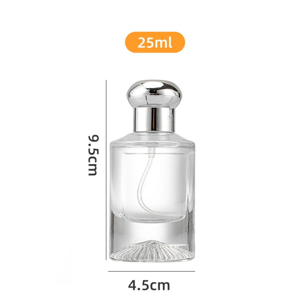 Refillable Atomizer Glass Perfume Bottle Clear Liquid Sprayer Portable Cosmetic Container  Travel