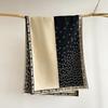 New Splicing Camellia Shawl Winter Cashmere Thickened Scarf with Double-sided Thermal Scarf
