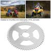 T8F 58T Chain Drive Gear Steel Replacement Sprocket Durable Rear Chain Sprocket  Kart