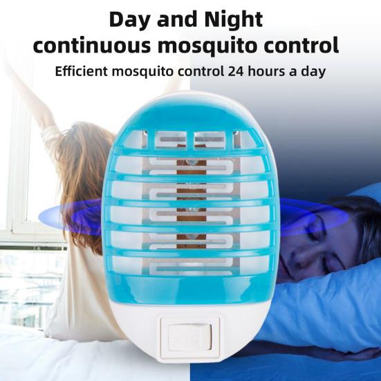 Mosquito Zapper with High Light Transmittance UV Light Large Coverage Plug-Play Safe to