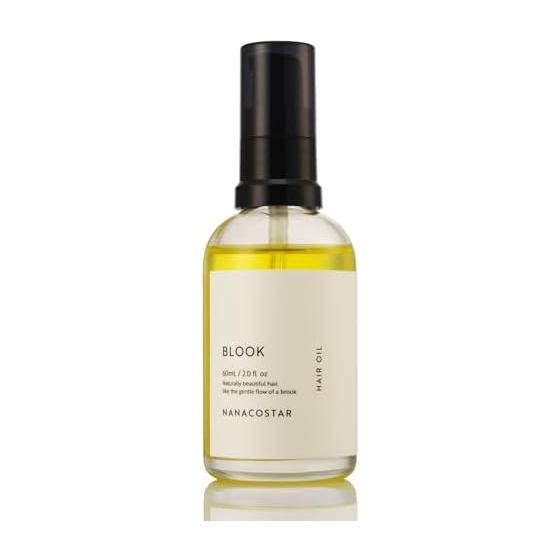 Nanacostar BLOOK Hair Oil 60ml Styling Oil Non-Rinse Treatment Curl Keep Blood Orange Citrus Beauty Salon Exclusive