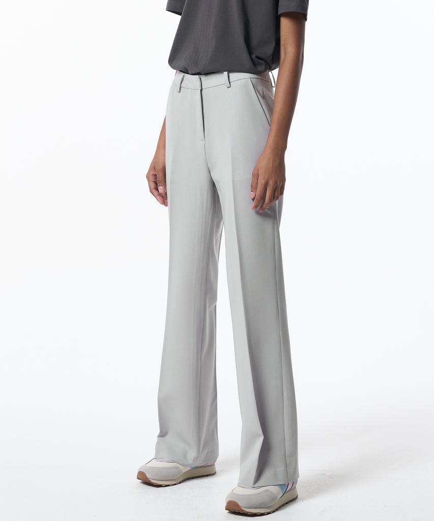 MALOUPE 2113 Summer Semi-Wide Pants (Gray)