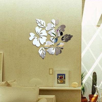 Modern Mirror Style Removable Decal Art Mural Wall Sticker Home Room DIY Decor