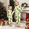 Christmas Print Cute Family Set Pajamas, Home Clothes, Family Set Long Sleeve Top Pants Set