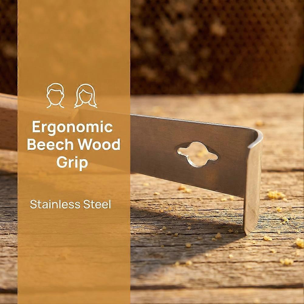 Beekeeping Tool Stainless Steel - Hive Scraper & Prying Multi Function Tool