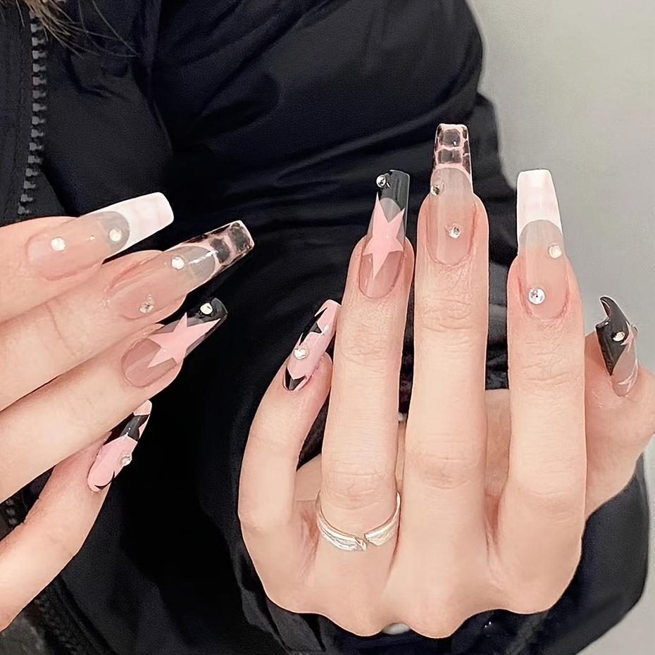 1pc, Irregular Five-pointed Star Sweet Cool Trendy Nail Stickers, Suitable for Women and S DIY Manicure, Wedding