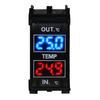 Car Internal And External Temperature Display Dual Temperature Sensor For Nissan Qashqai X-Rail Sunny NV200 Teana