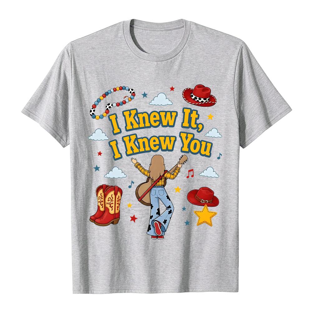 Men Women Clothing TS I Knew It, I Knew You Story 5 T-shirt Fashion Summer Cotton Soft Tees High Quality Casual Graphic Tshirts