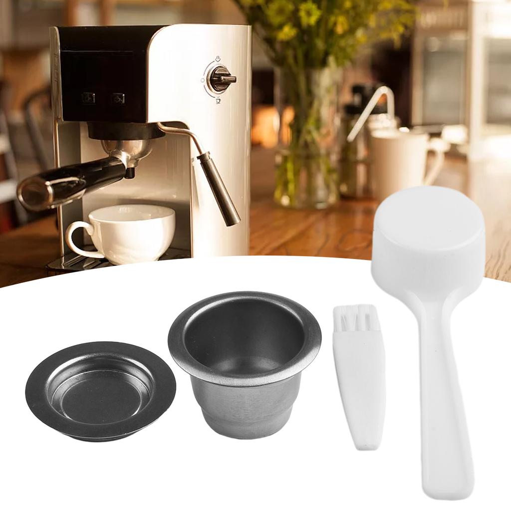 High Quality Coffee Capsule Cup Coffee Toos Reusable Saving Stainless Steel 3.7*2.7cm Filter Element For Nescafe