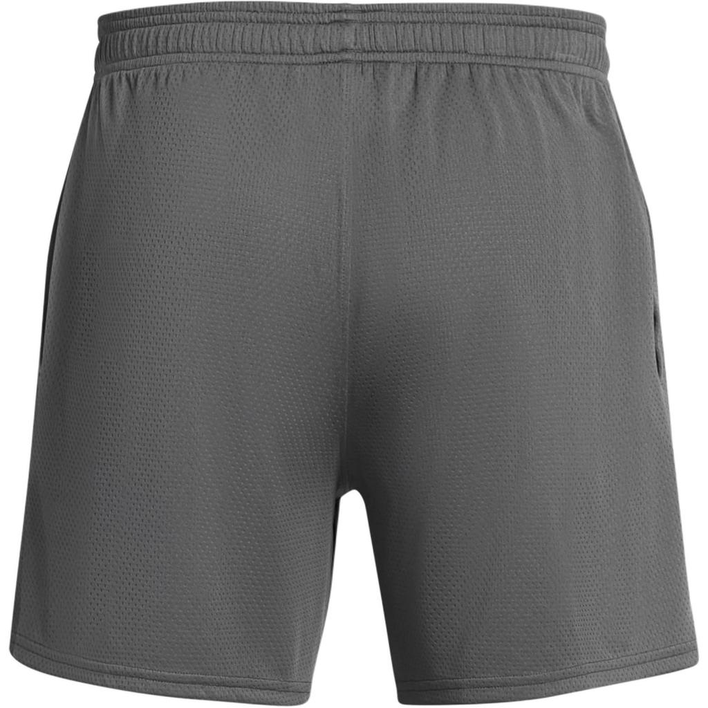 Under Armour Tech Mesh 6" Soft Breathable Sweat-Wicking Quick-Dry Loose Casual Shorts Men Shorts Gray 1386970-025