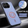 For Xiaomi 17T Case Built-in Magnetic PU Leather Cover Shockproof For Magsafe
