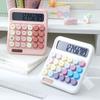 High Sensitivity Button 12 Digit Calculator Candy Colored Calculator  Student Stationery