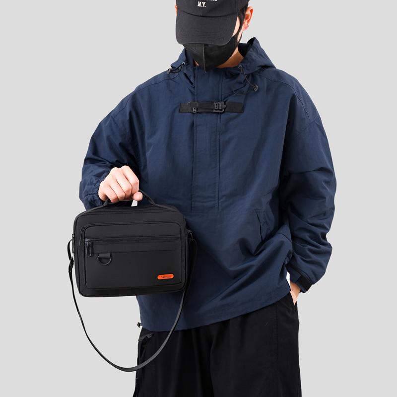 Nuovo uomo multifunzionale Oxford petto borsa moda casual monospalla tracolla impermeabile borsa per telefono