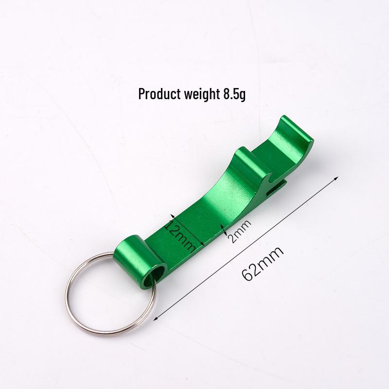 

Aluminum Alloy Multi-Functional Keychain & Bottle Opener зелёный