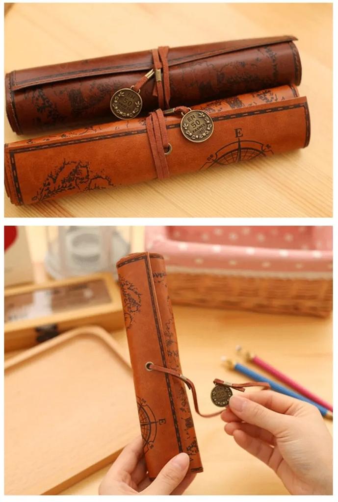 Brown Pencil Case