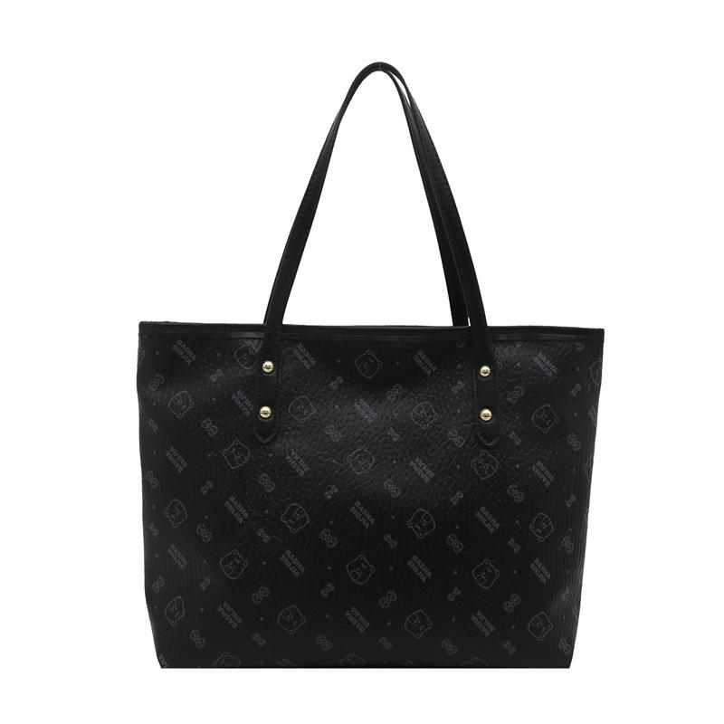 2025 new large-capacity armpit bag fashionable versatile shoulder bag to work commuting students class leisure tote bag