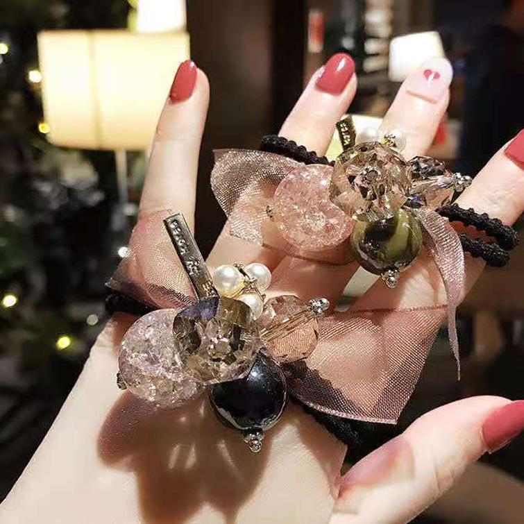 Chic Lace Bow Hair Tie - Trendy Influencer Style