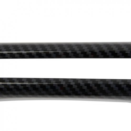 Carbon Fiber Style Side 4-Door Handles Trims Cover For Ford Maverick -2025