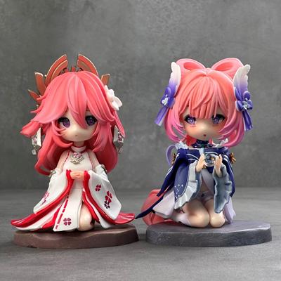 Cute Q Version of the Game Surrounding the Coral Palace Heart Sea Sitting Posture Yae Shenzi Figure Trendy Model Ornaments