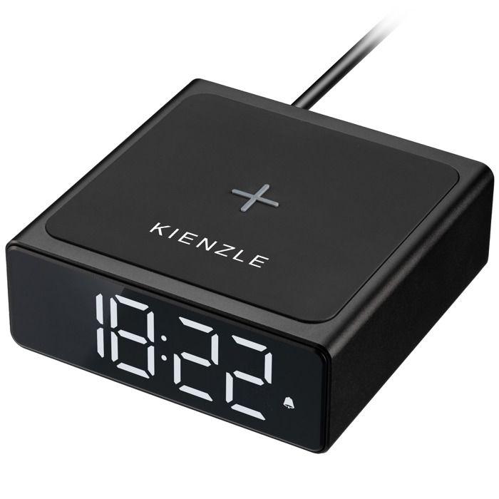 Réveil Numérique - KIENZLE - Chargeur Sans Fil - 2 Alarmes - Fonction Snooze - Luminosité Réglable