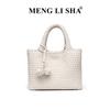 Borsa a Mano Intrecciata in Morbida Pelle di Nicchia Madre-Figlia per Donna - Borsa Tote alla Moda a Spalla Singola e Crossbody