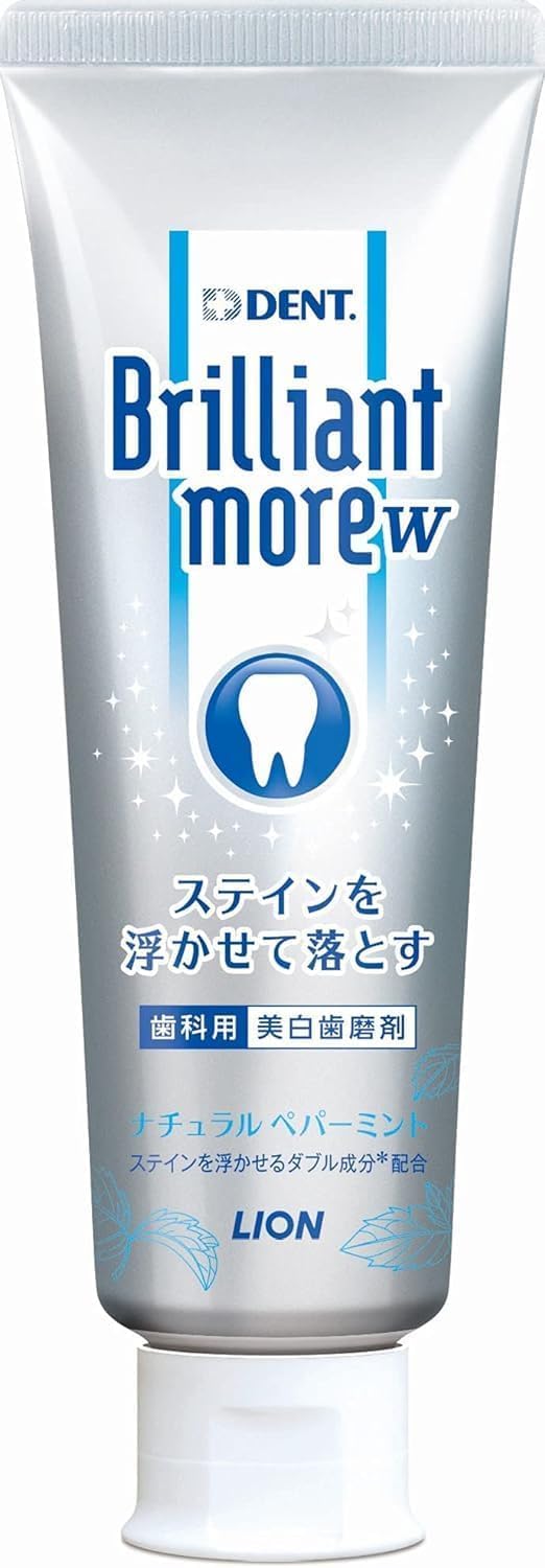 

Lion Dental Materials Dent Health Brilliant More Double Natural Blue Паста, Мята перечная, 90 г, синий